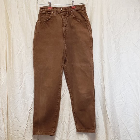 🍁Original Land's End Brown colored 100% cotton jean. - Picture 1 of 7